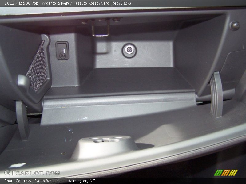 Argento (Silver) / Tessuto Rosso/Nero (Red/Black) 2012 Fiat 500 Pop