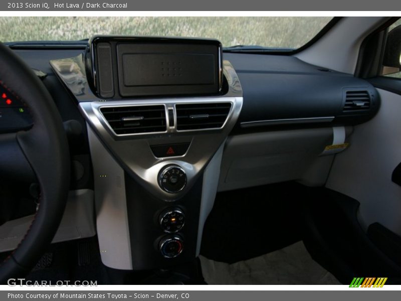 Hot Lava / Dark Charcoal 2013 Scion iQ