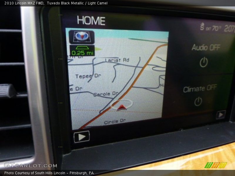Tuxedo Black Metallic / Light Camel 2010 Lincoln MKZ FWD