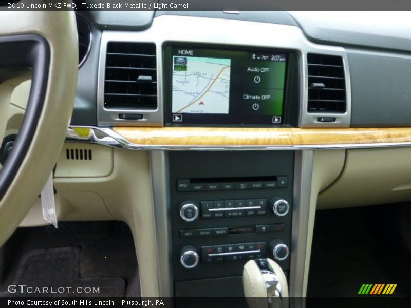 Tuxedo Black Metallic / Light Camel 2010 Lincoln MKZ FWD