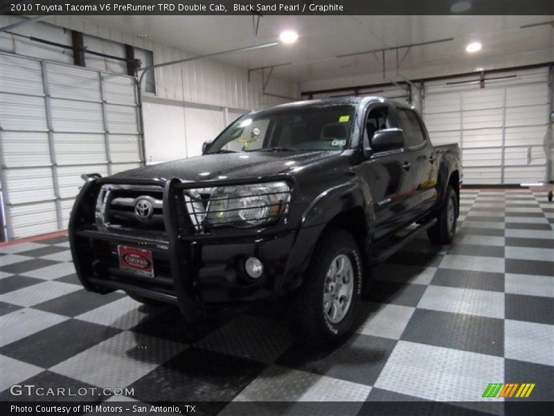 Black Sand Pearl / Graphite 2010 Toyota Tacoma V6 PreRunner TRD Double Cab