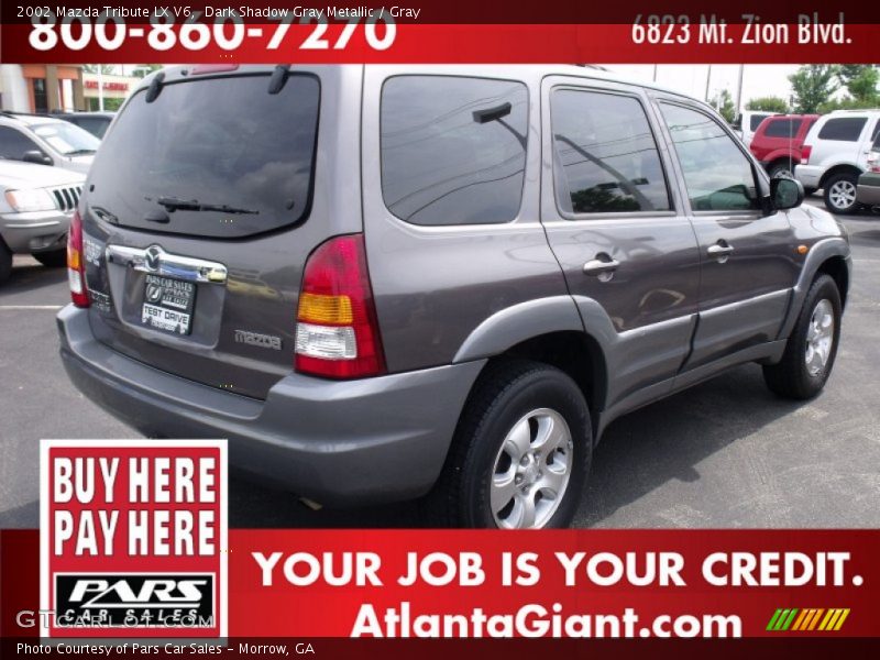 Dark Shadow Gray Metallic / Gray 2002 Mazda Tribute LX V6