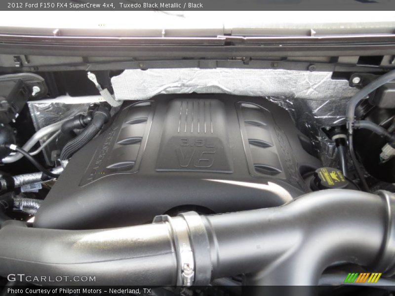 Tuxedo Black Metallic / Black 2012 Ford F150 FX4 SuperCrew 4x4
