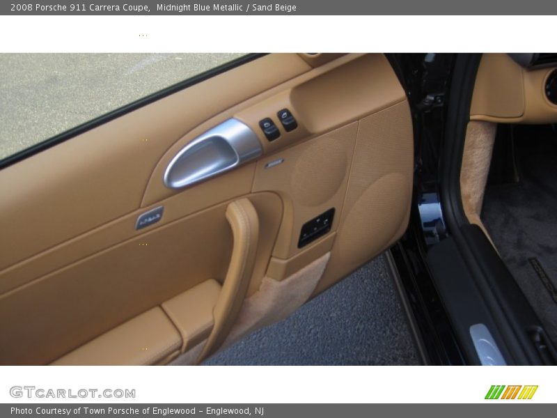Midnight Blue Metallic / Sand Beige 2008 Porsche 911 Carrera Coupe