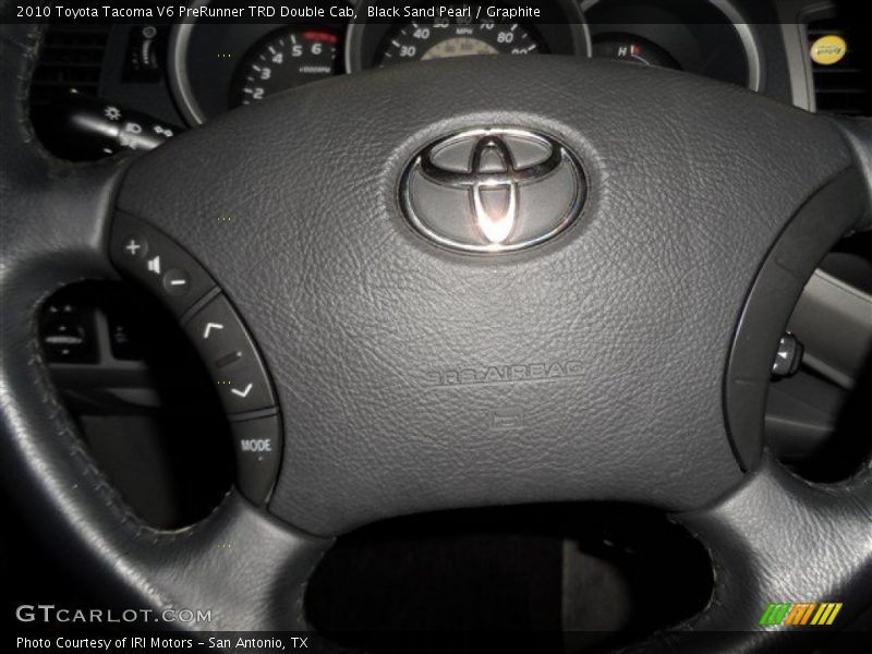 Black Sand Pearl / Graphite 2010 Toyota Tacoma V6 PreRunner TRD Double Cab