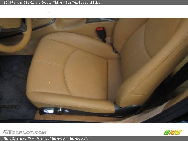 Midnight Blue Metallic / Sand Beige 2008 Porsche 911 Carrera Coupe