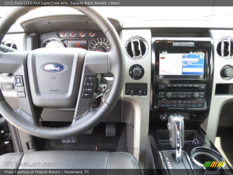 Tuxedo Black Metallic / Black 2012 Ford F150 FX4 SuperCrew 4x4