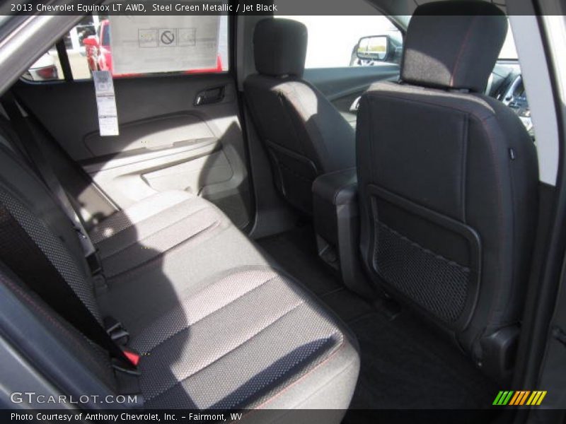 Steel Green Metallic / Jet Black 2013 Chevrolet Equinox LT AWD