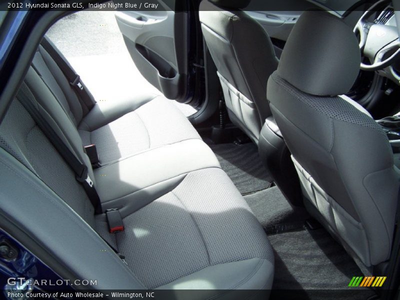 Indigo Night Blue / Gray 2012 Hyundai Sonata GLS