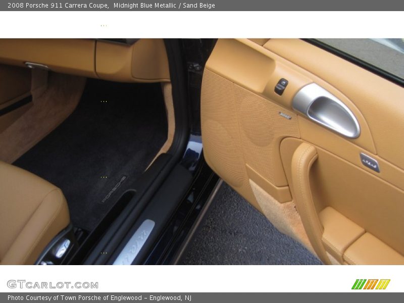 Midnight Blue Metallic / Sand Beige 2008 Porsche 911 Carrera Coupe