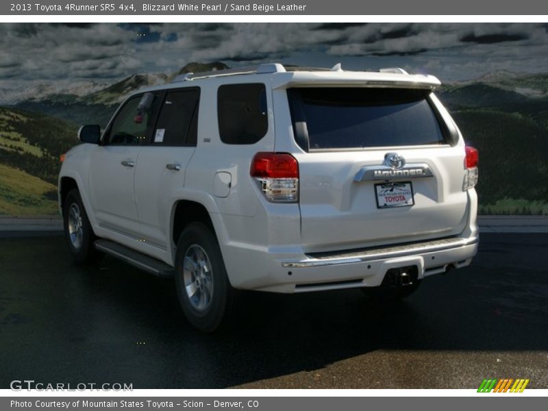 Blizzard White Pearl / Sand Beige Leather 2013 Toyota 4Runner SR5 4x4