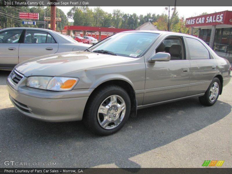 Antique Sage Pearl / Oak 2001 Toyota Camry CE