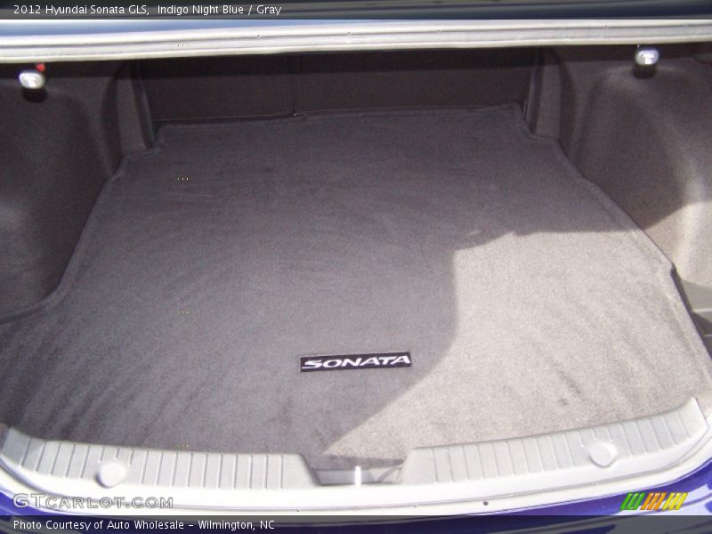 Indigo Night Blue / Gray 2012 Hyundai Sonata GLS