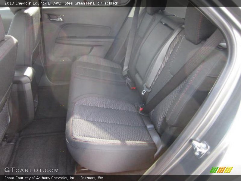 Steel Green Metallic / Jet Black 2013 Chevrolet Equinox LT AWD