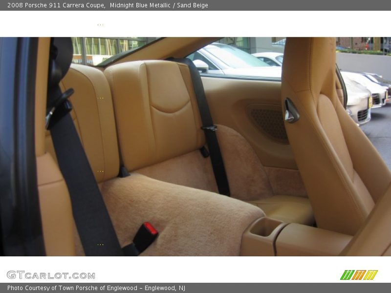 Midnight Blue Metallic / Sand Beige 2008 Porsche 911 Carrera Coupe