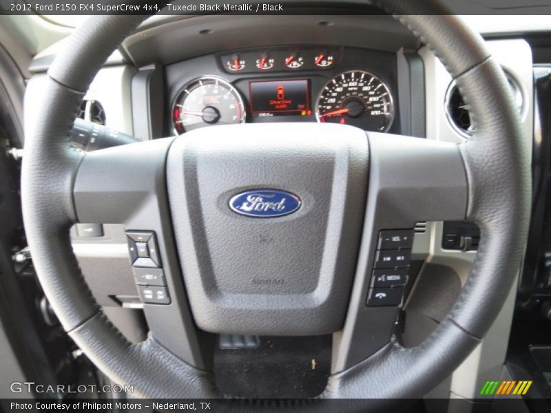 Tuxedo Black Metallic / Black 2012 Ford F150 FX4 SuperCrew 4x4