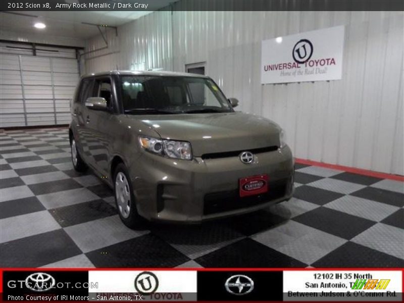 Army Rock Metallic / Dark Gray 2012 Scion xB