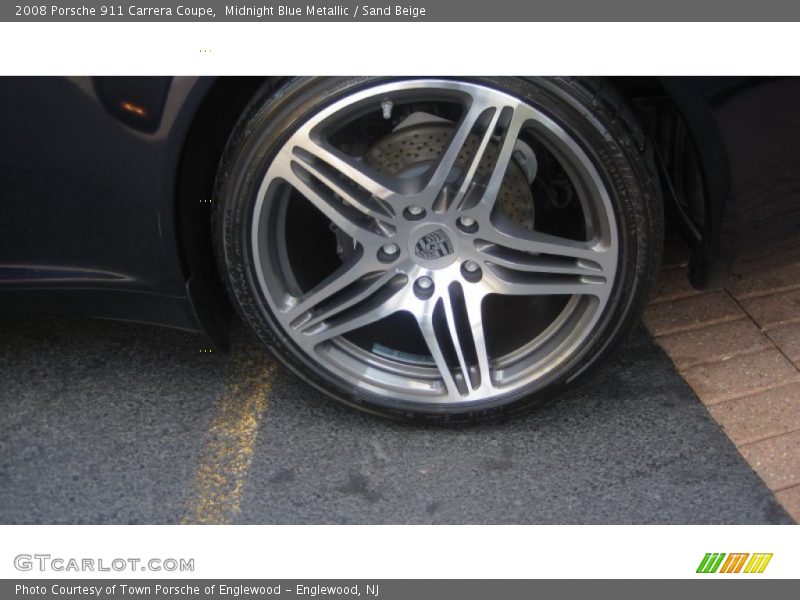 Midnight Blue Metallic / Sand Beige 2008 Porsche 911 Carrera Coupe