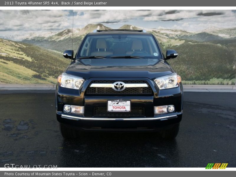 Black / Sand Beige Leather 2013 Toyota 4Runner SR5 4x4
