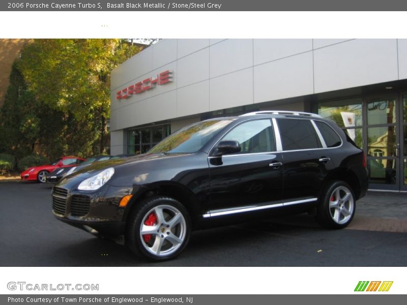 Basalt Black Metallic / Stone/Steel Grey 2006 Porsche Cayenne Turbo S