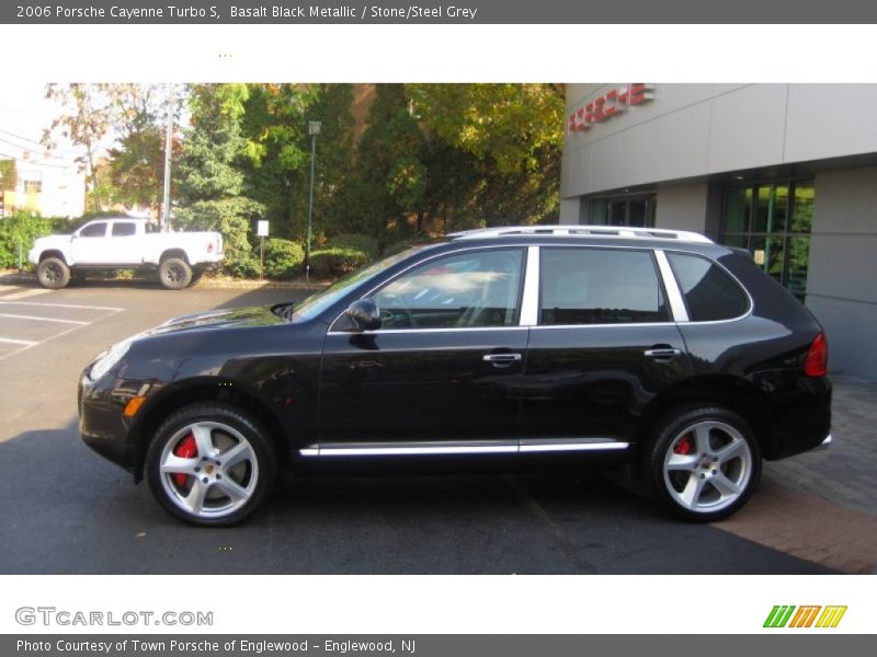 Basalt Black Metallic / Stone/Steel Grey 2006 Porsche Cayenne Turbo S