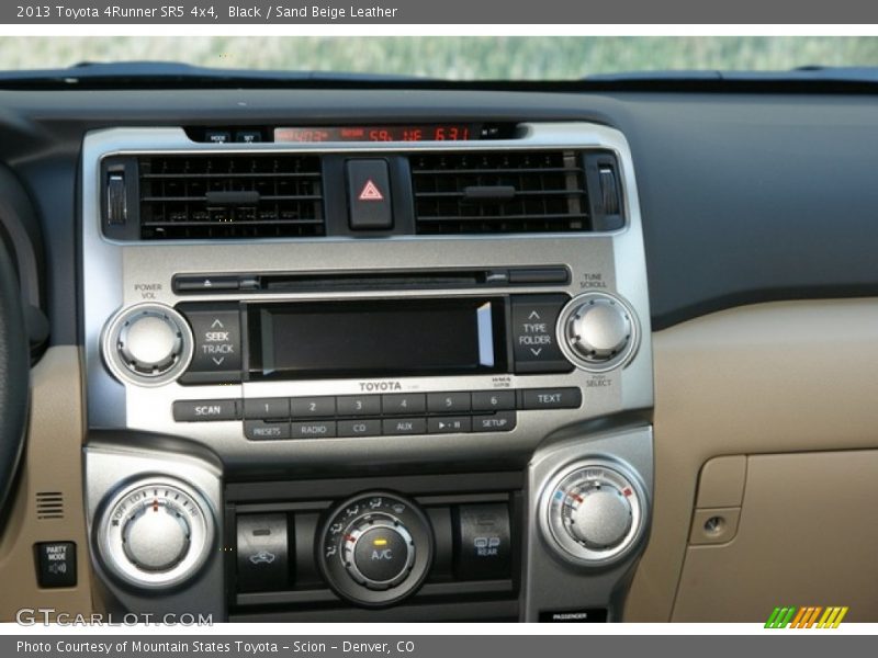 Black / Sand Beige Leather 2013 Toyota 4Runner SR5 4x4