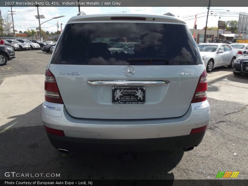 Iridium Silver Metallic / Ash Grey 2007 Mercedes-Benz GL 450