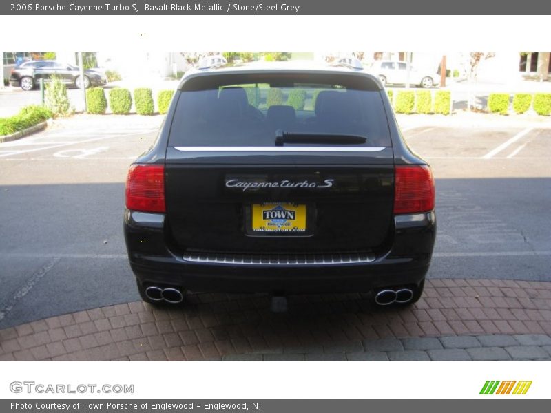 Basalt Black Metallic / Stone/Steel Grey 2006 Porsche Cayenne Turbo S