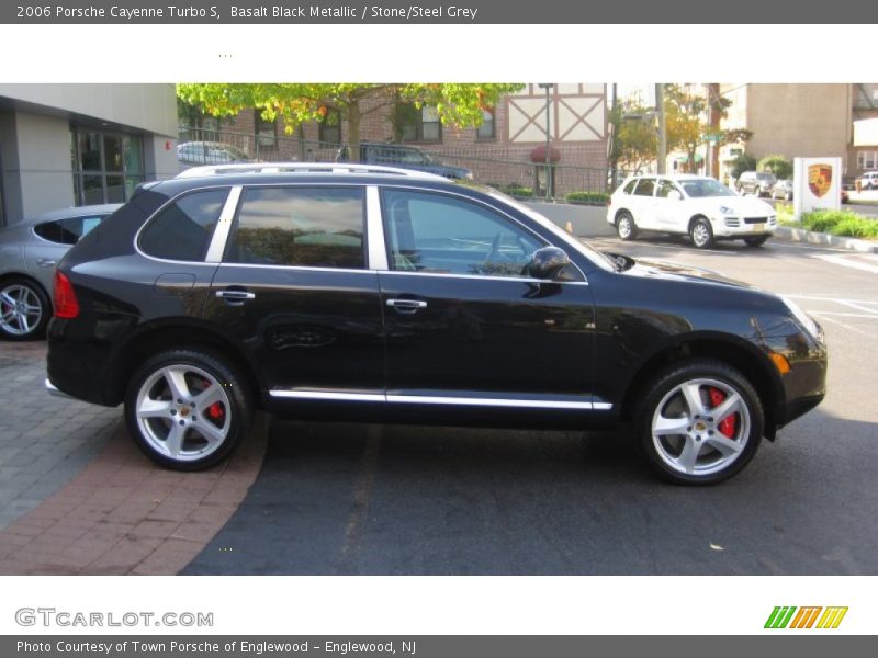 Basalt Black Metallic / Stone/Steel Grey 2006 Porsche Cayenne Turbo S