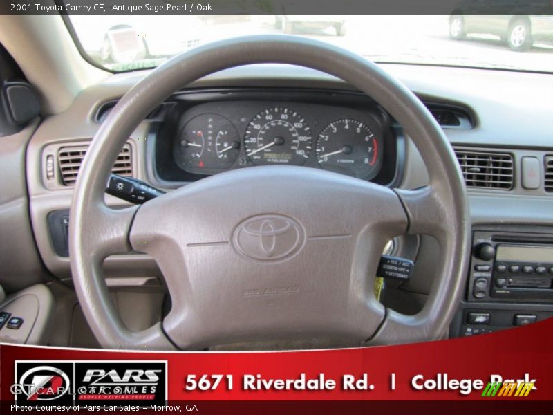 Antique Sage Pearl / Oak 2001 Toyota Camry CE