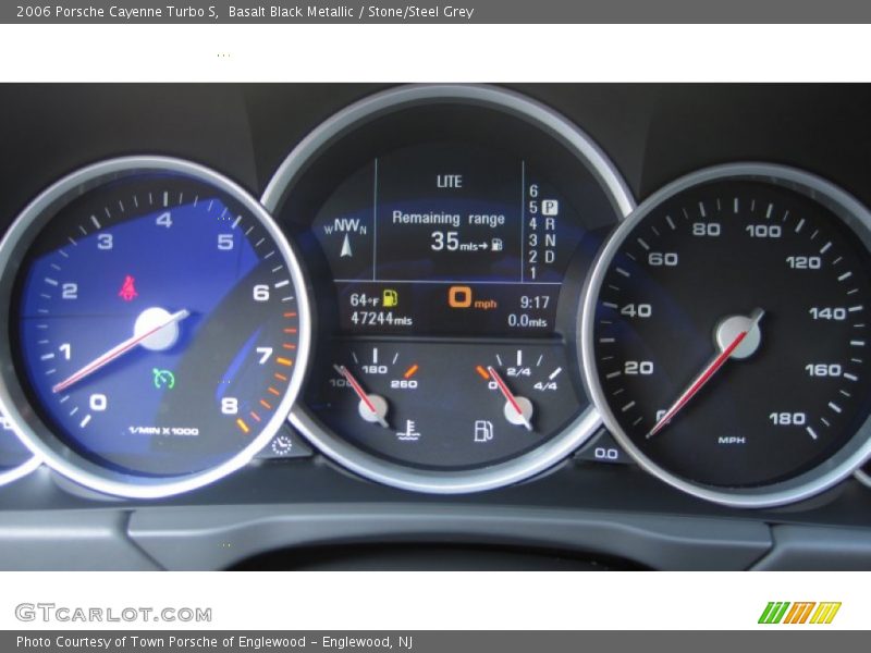 Basalt Black Metallic / Stone/Steel Grey 2006 Porsche Cayenne Turbo S