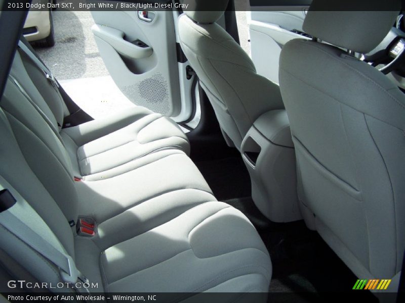 Bright White / Black/Light Diesel Gray 2013 Dodge Dart SXT
