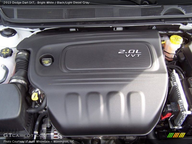 Bright White / Black/Light Diesel Gray 2013 Dodge Dart SXT
