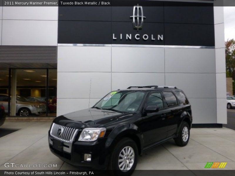 Tuxedo Black Metallic / Black 2011 Mercury Mariner Premier