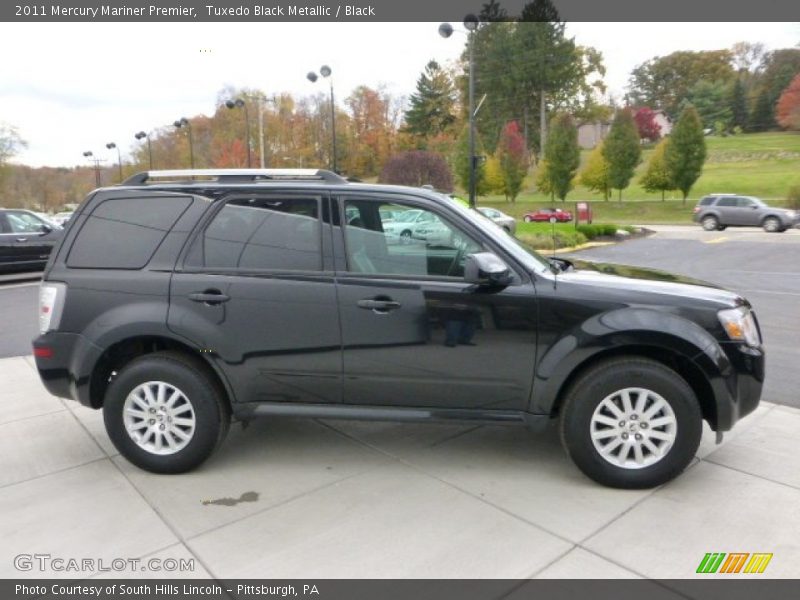 Tuxedo Black Metallic / Black 2011 Mercury Mariner Premier