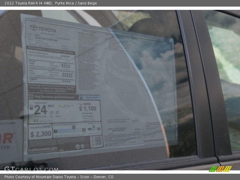 Pyrite Mica / Sand Beige 2012 Toyota RAV4 I4 4WD