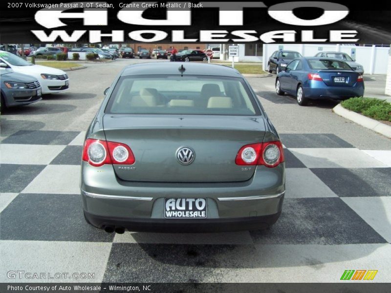 Granite Green Metallic / Black 2007 Volkswagen Passat 2.0T Sedan