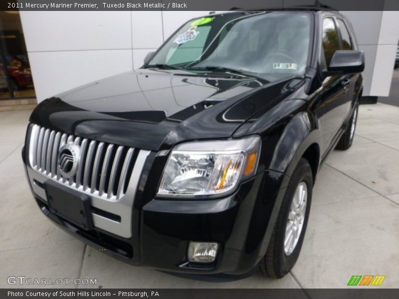 Tuxedo Black Metallic / Black 2011 Mercury Mariner Premier