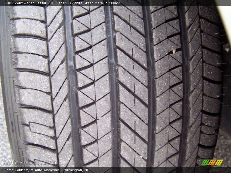 Granite Green Metallic / Black 2007 Volkswagen Passat 2.0T Sedan