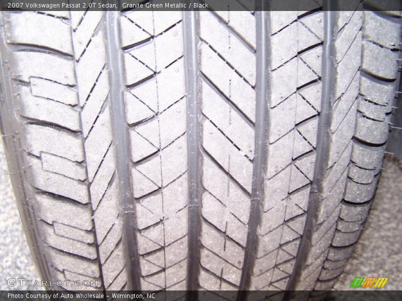 Granite Green Metallic / Black 2007 Volkswagen Passat 2.0T Sedan