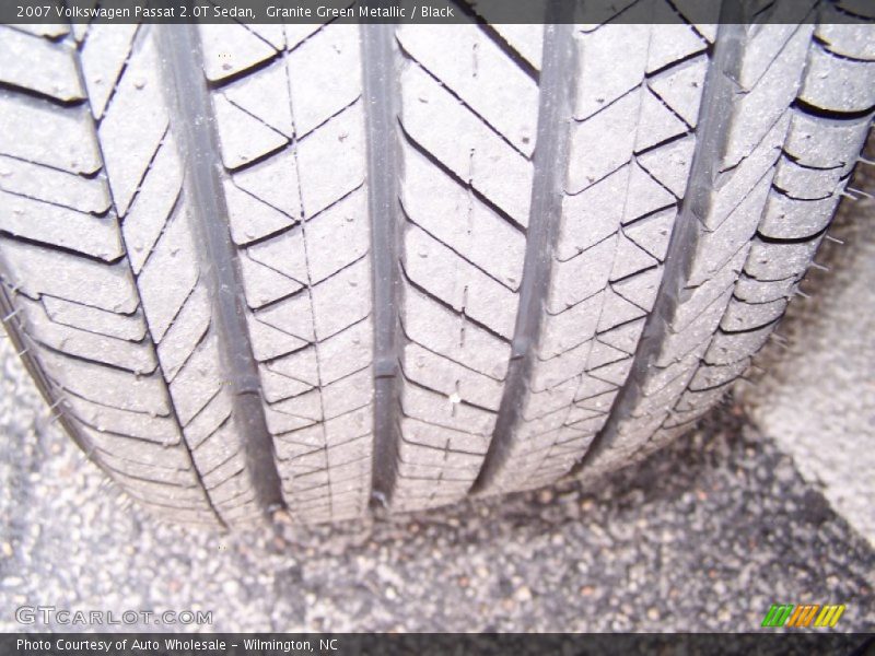 Granite Green Metallic / Black 2007 Volkswagen Passat 2.0T Sedan