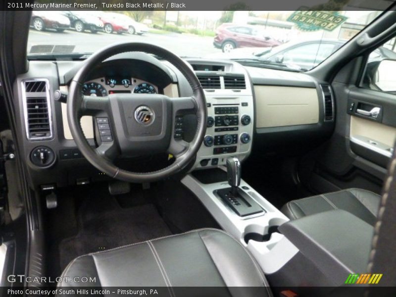 Black Interior - 2011 Mariner Premier 