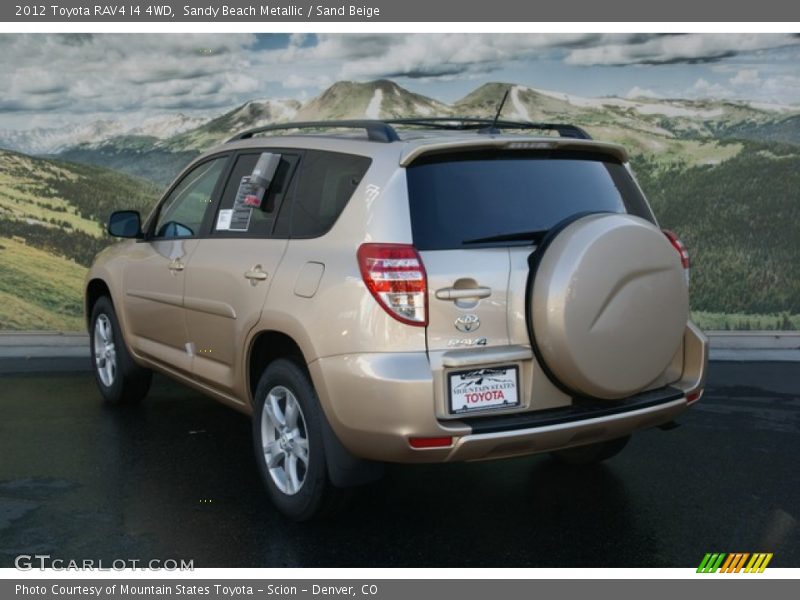 Sandy Beach Metallic / Sand Beige 2012 Toyota RAV4 I4 4WD
