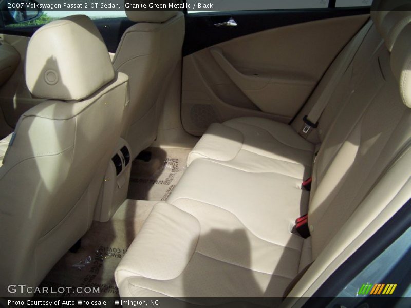 Granite Green Metallic / Black 2007 Volkswagen Passat 2.0T Sedan