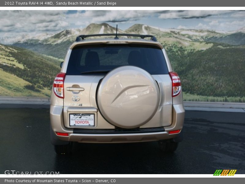 Sandy Beach Metallic / Sand Beige 2012 Toyota RAV4 I4 4WD