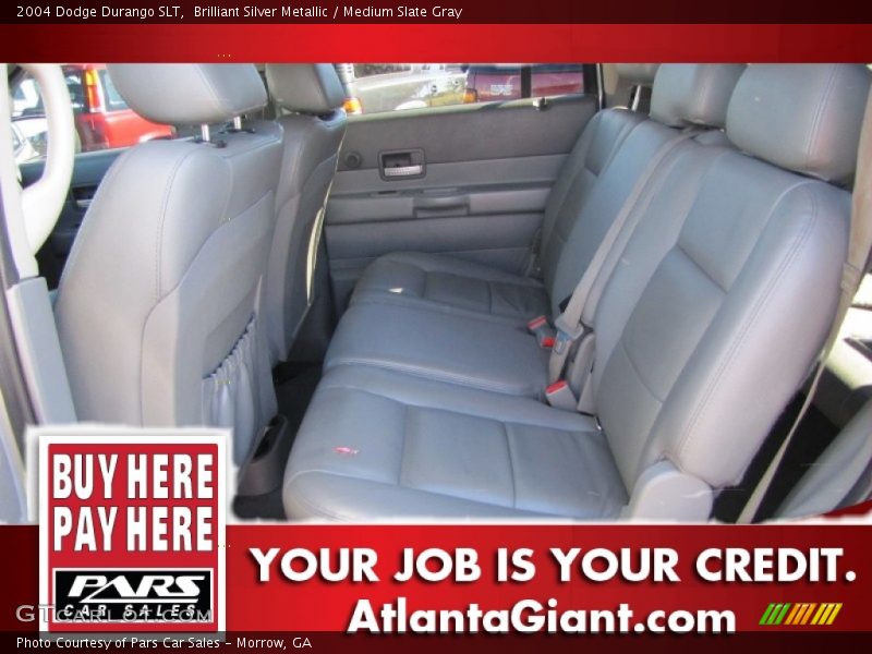Brilliant Silver Metallic / Medium Slate Gray 2004 Dodge Durango SLT