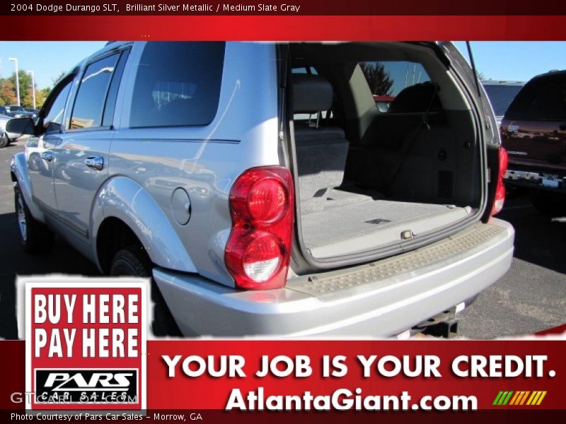 Brilliant Silver Metallic / Medium Slate Gray 2004 Dodge Durango SLT
