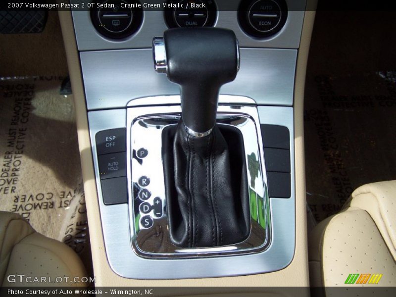Granite Green Metallic / Black 2007 Volkswagen Passat 2.0T Sedan