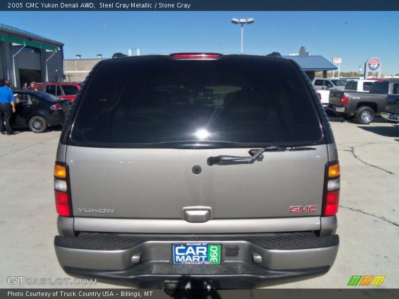 Steel Gray Metallic / Stone Gray 2005 GMC Yukon Denali AWD