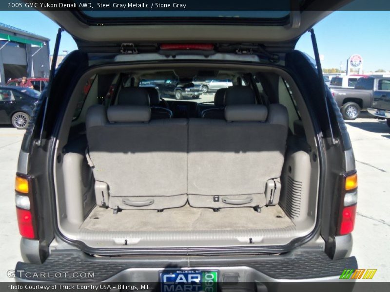 Steel Gray Metallic / Stone Gray 2005 GMC Yukon Denali AWD